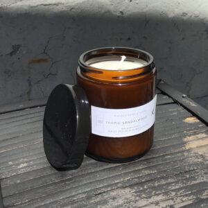 Bougie de relaxation cire de soja - Agrumes & Sauge