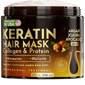 Masque Kératine Cheveux 250ml — Le Soin Réparateur Profond