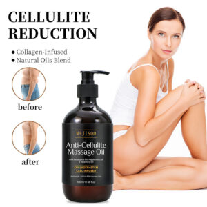 Huile de Massage Chauffante Anti-Cellulite Parfumée